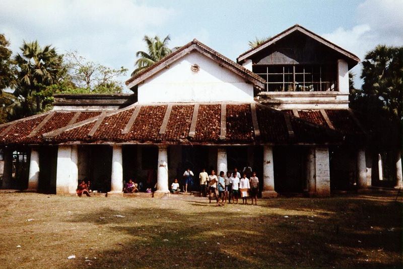 A Canadian Mission school in the Krishna delta, between Vijayawada and Machilipatnam.