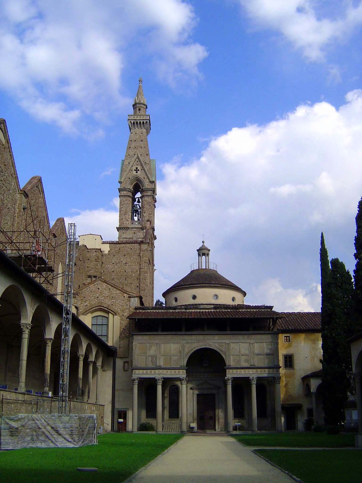 The chapel in context.