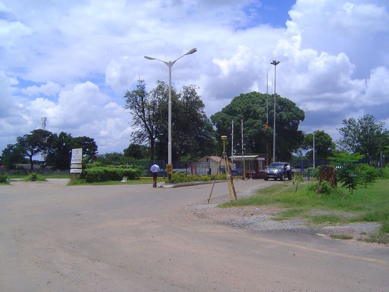 Here's the main entrance today, on Independence formerly Acacia Avenue. Why Acacia? The streets of the European section of the municipality 