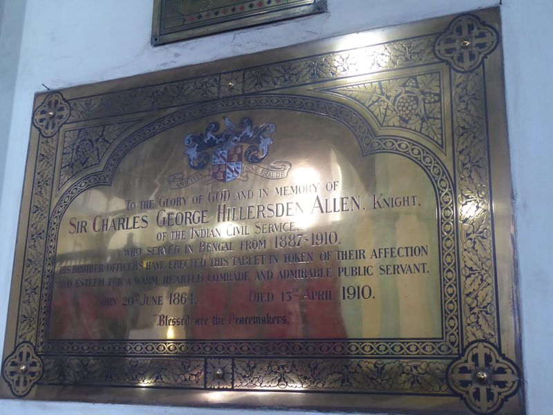 Allen had arrived in India fresh from Balliol in 1887, aged 23. Twenty three years later, he died as chief secretary of the Bengal governmen