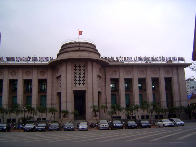 Modern architecture arrived in Vietnam much earlier than it did in Shanghai. Here, the Bank of Indochina from 1930, designed by Georges Andr