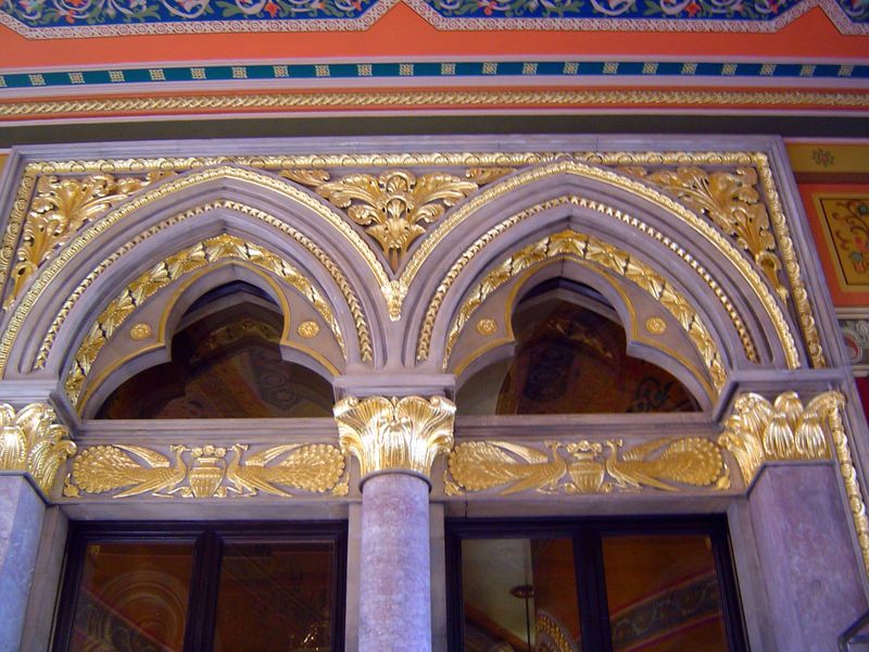 Detail of an entrance hall.
