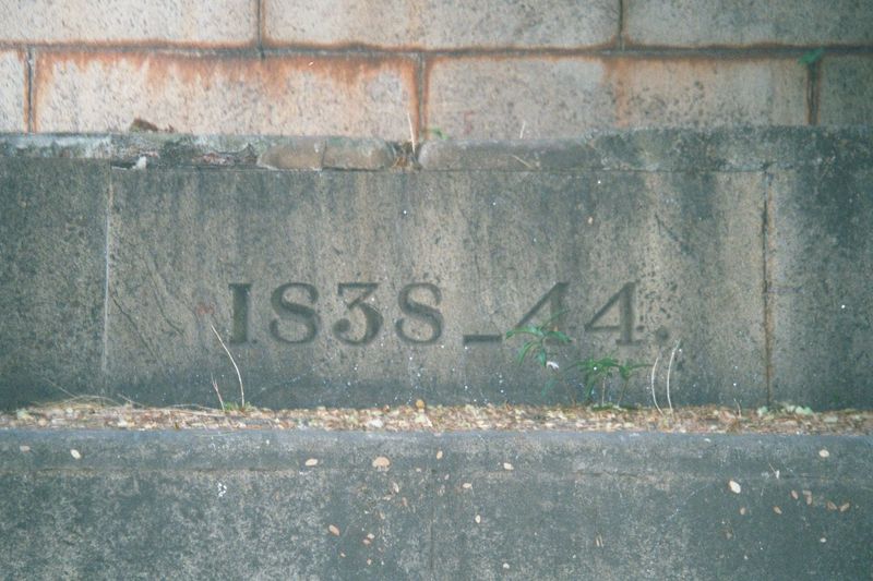 The base of that column.