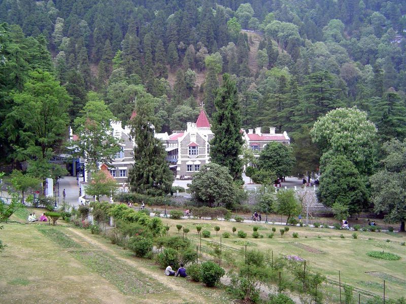 The High Court, still much as it was long ago, when Nainital was the hot-weather capital of the United Provinces. It's still the judicial ca