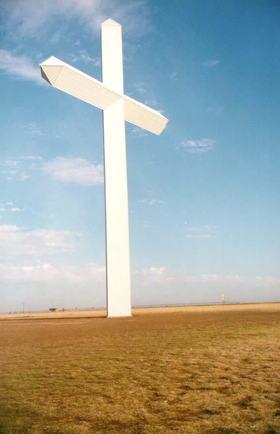 People out here have generally found it useful to pray and to encourage others to pray, in this case with the towering cross on Interstate 4