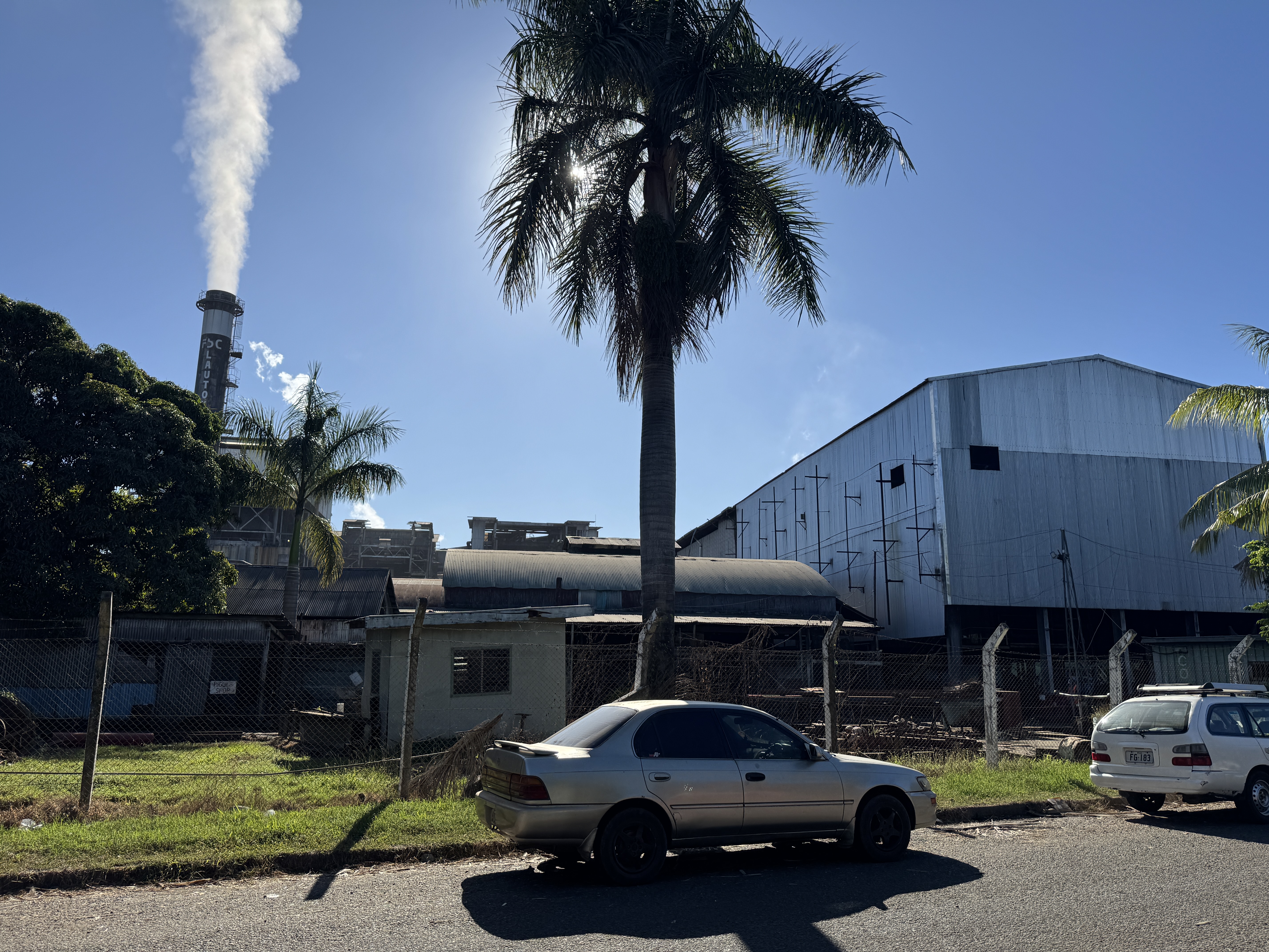 The sugar mill belongs to the Fiji Sugar Corpration, incorporated in 1972 to replace Australia's Colonial Sugar Refining Company.  It had be