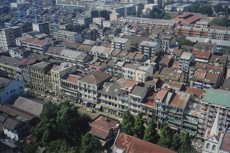The British moved the capital of Burma here from Mawlamyine Moulmein in the early 1850s. Under the direct supervision of Lord Dalhousie, the