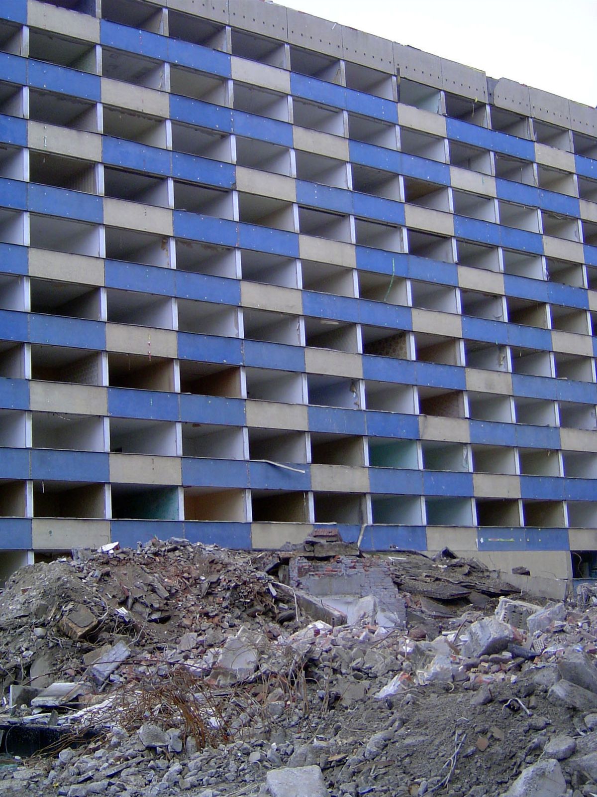 The optimistic interpretation: renovation in progress.