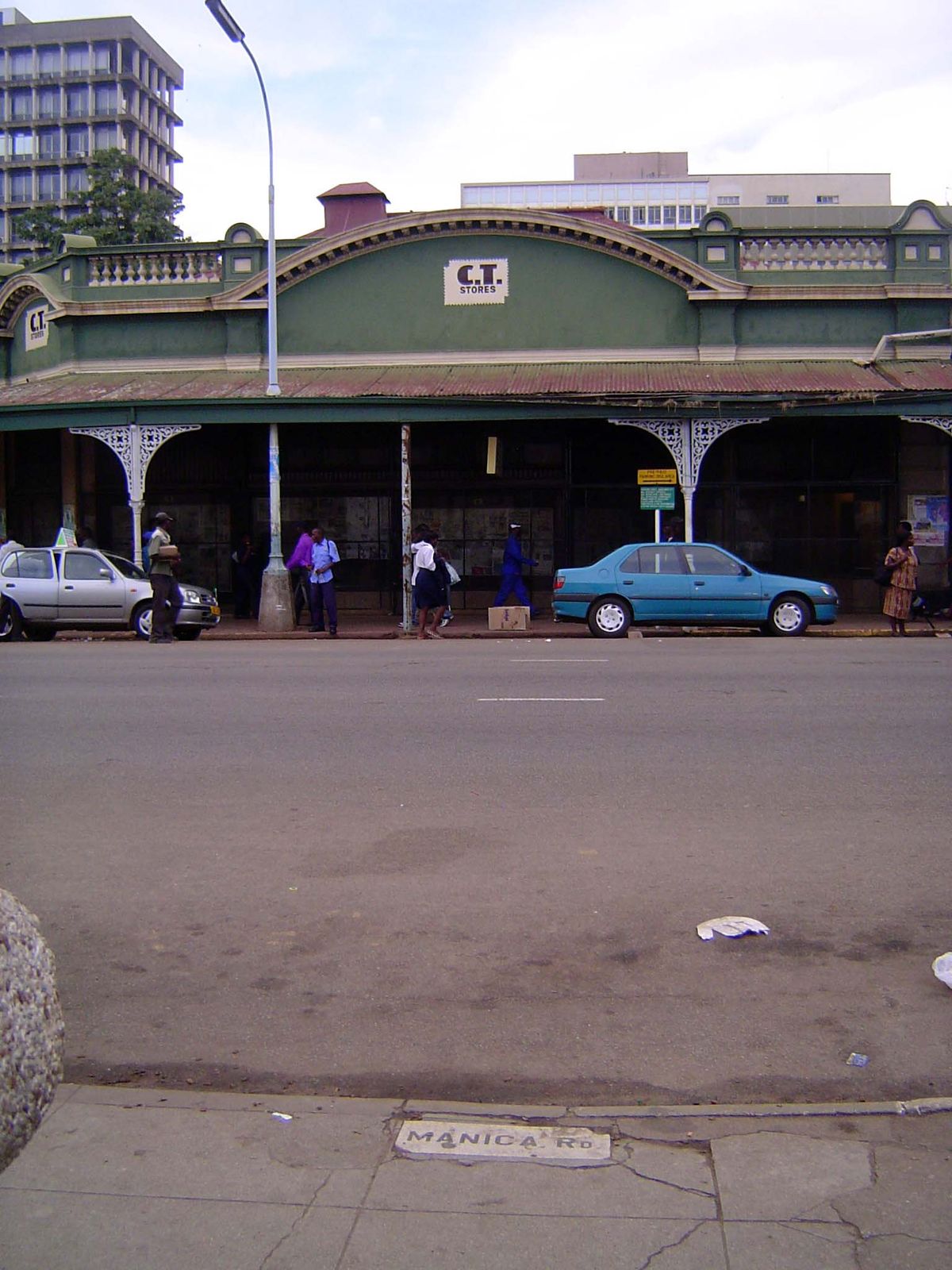 Another view. Manica Road is now Mugabe.