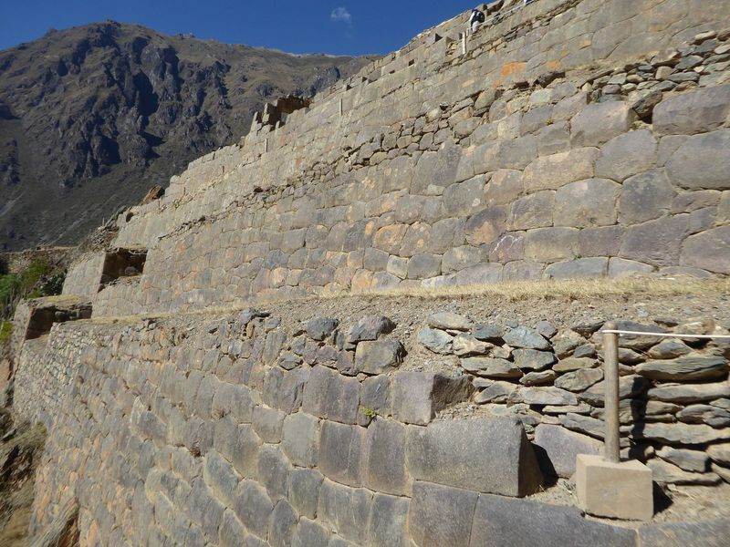 Maybe walls like this were seen as impregnable because they were so inconceivably perfect: it's like a thief who won't hesitate to steal a V