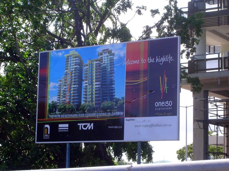 Promotional billboard.