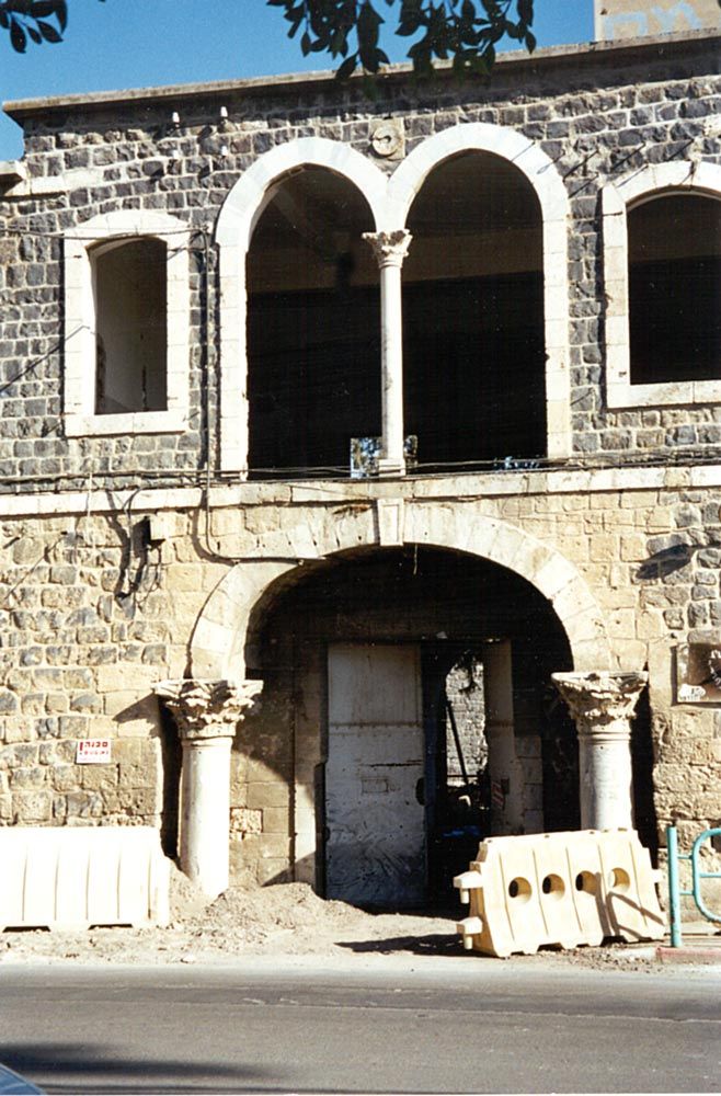 In the adjoining modern town, a 19th century Turkish administrative building rests in part on handy Roman columns.