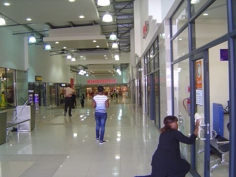 There's another center with a mall.