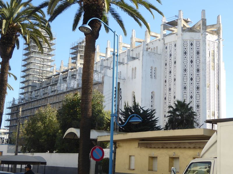 In 2017 most of the building was wrapped in scaffolding, but enough was visible to see that Tournon wanted a cathedral for the 20th century.