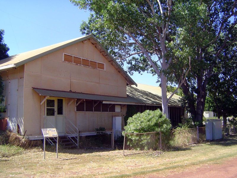 Abandoned police station.