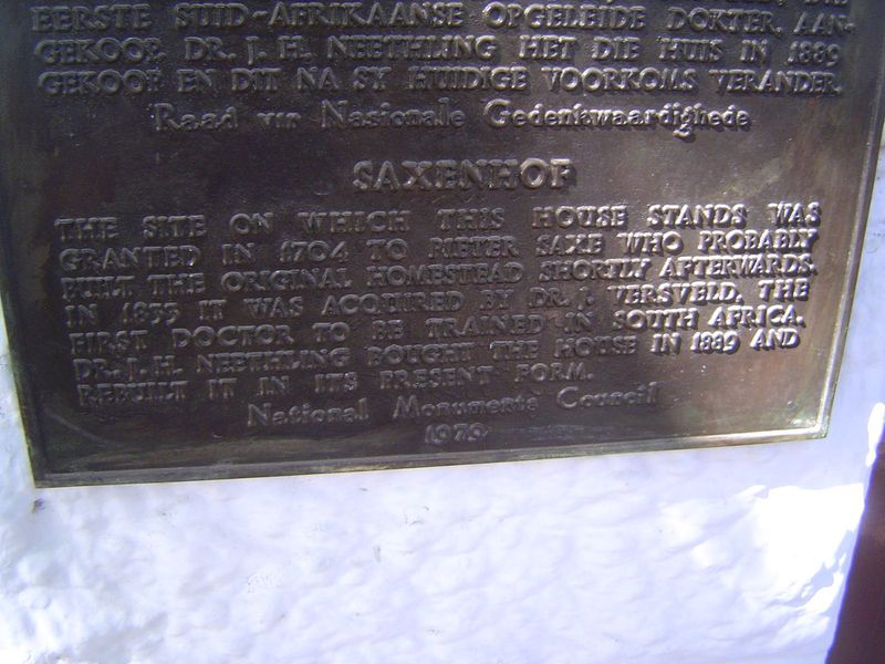 A monument explains how it happened.