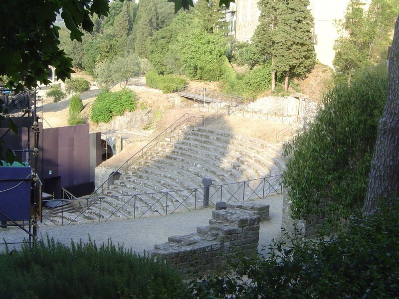 Close by is Fiesole's Roman theater, built in 80 B.C. but obviously a venue still.