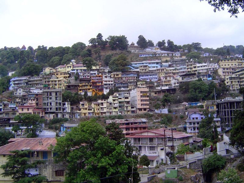 Hillside housing.
