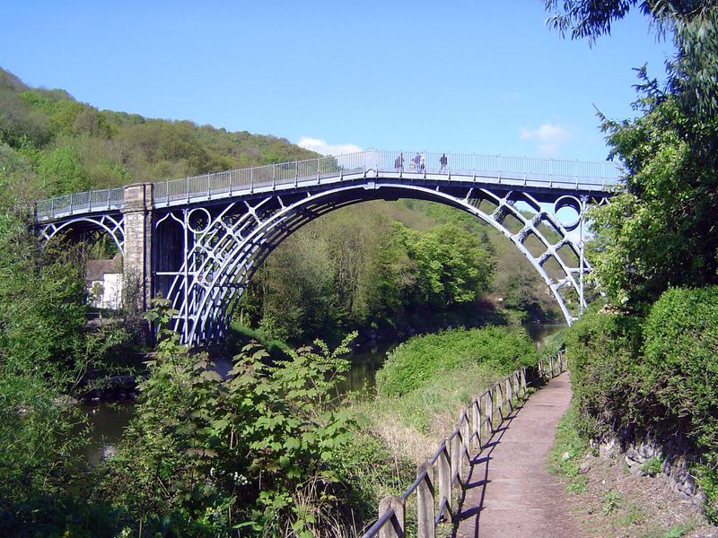 Arthur Young came by in 1776, while the work was yet to begin. He wrote, "Mr. Darby has undertaken to build a bridge of one arch of 120 feet