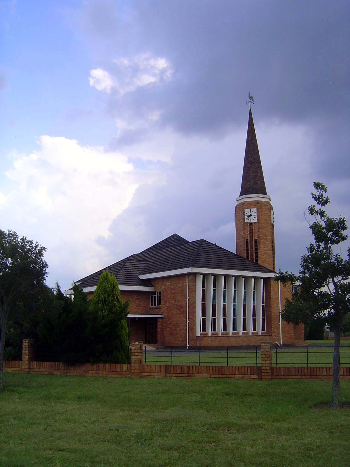 Less brash, an Oranjeville church.