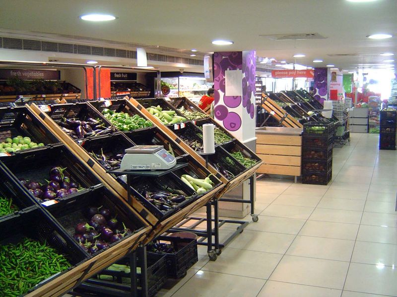 The interior, perhaps twice the size of an American convenience store.