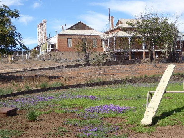 Bits of old BHP housing survive.