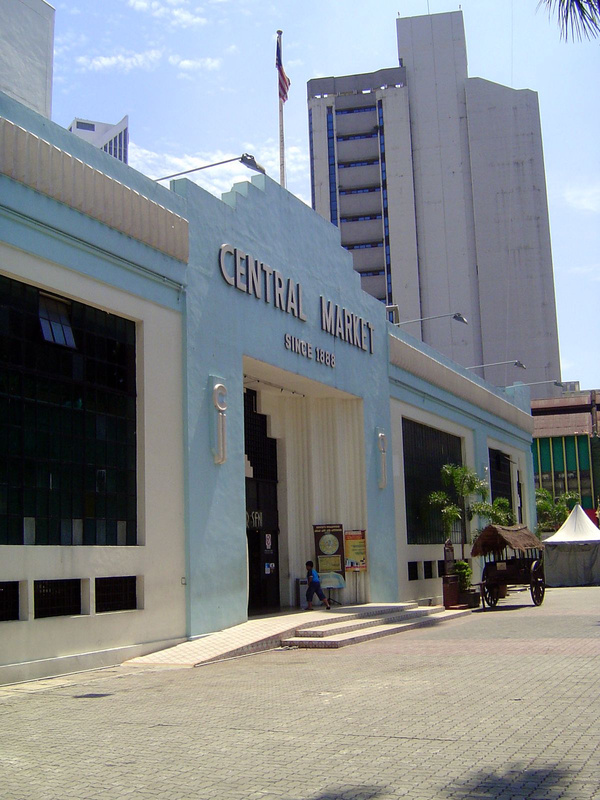 The Central Market was originally established in 1888 but was replaced with this building in 1936.