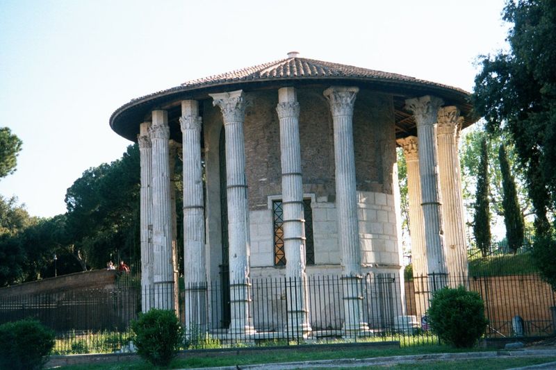 Bankside nearby, this is the Temple of Hercules Victor, from the 2nd century B.C. Like so many ancient structures, this was a church in the 