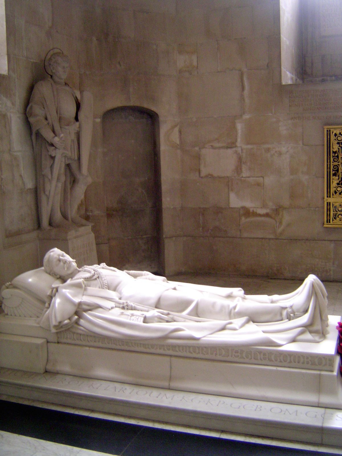 Drowned aboard HMS Hampshire, Kitchener has his own chapel at St. Paul's.