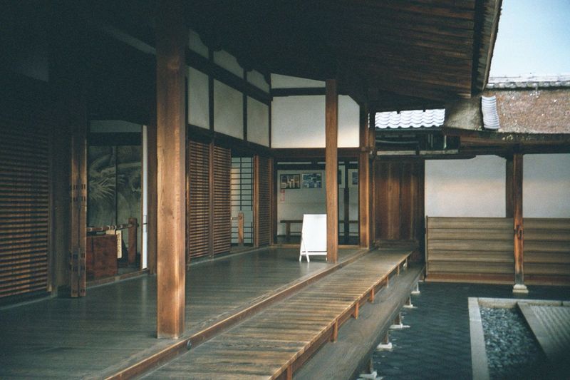 The sub-temple buildings are all modest wooden structures that seem as much outdoors as in.