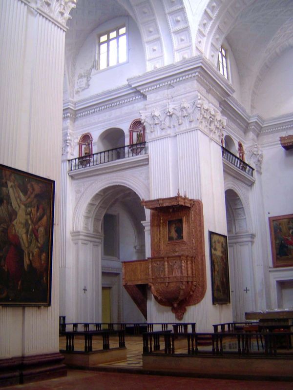Often described as a smaller version of St. Peters, the church was modelled more directly on the church of the Madonna della Ghiara, which i