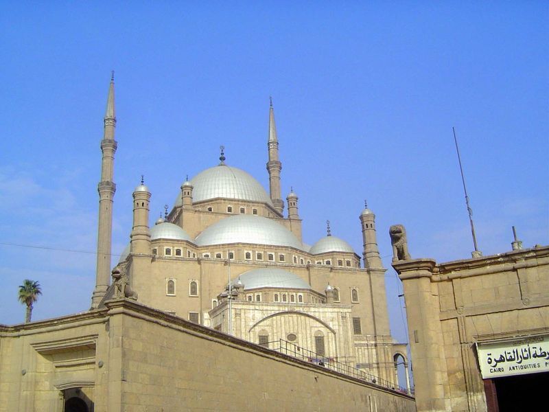 No. 503 Need some fresh air? Here's the Mosque of Muhammad 'Ali, built in 1848 on a site squared up with masonry taken from the palace of al