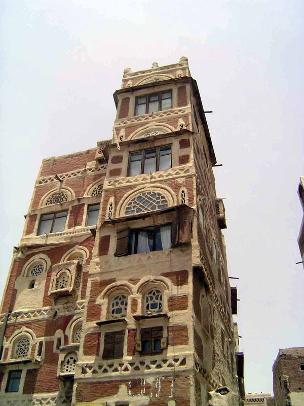 The top room is the famous mafraj, another kind of room with a view. This kind serves as a social space, famously for men too busy chewing q