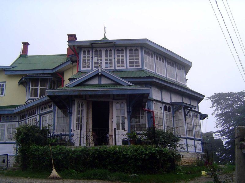Here's another house, now broken up into apartments.