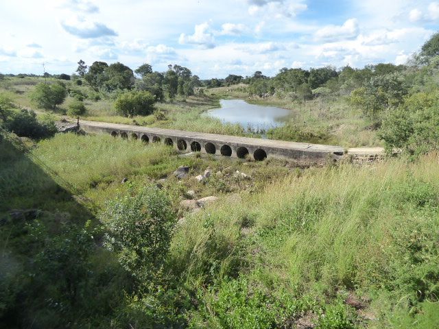 We won't see any tobacco, and there won't be much of anything else except relics of colonial infrastructure like this low-level pipe culvert