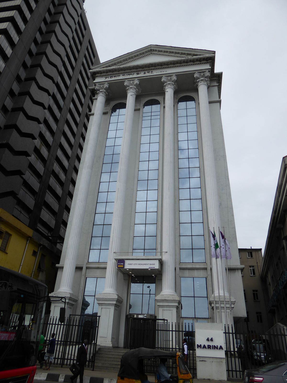 Traditional designs retain their appeal for some. There's no truth to the rumor that the columns are surplused drill pipe.