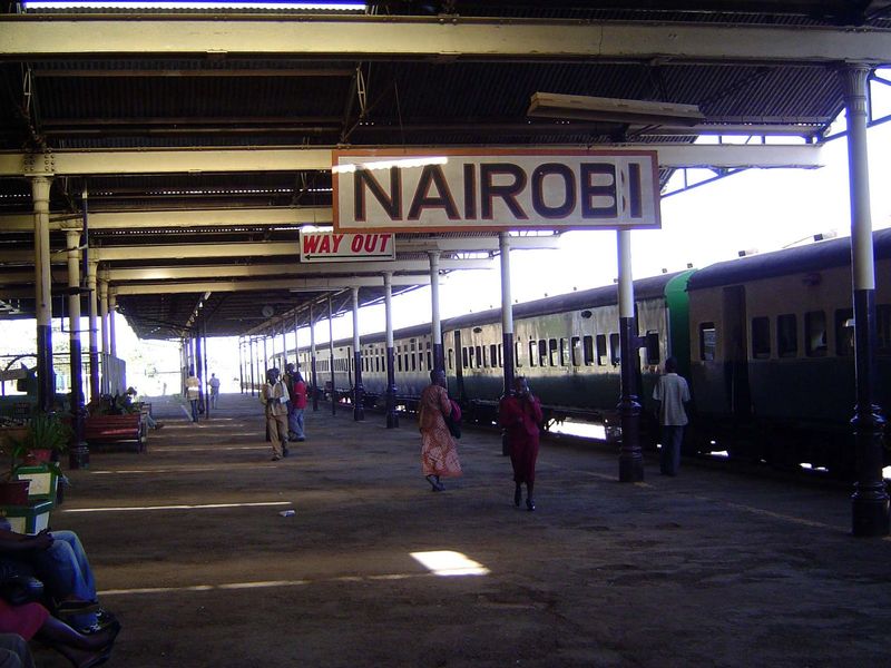 We can begin here at the railway station. After all, the growth of Nairobi began with the opening of the railway from Mombasa in 1899. A sta