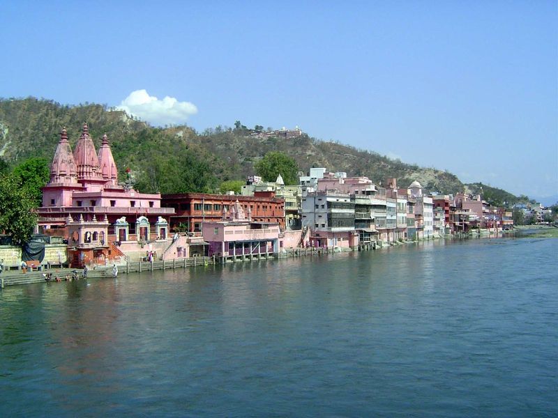 The view upstream from the same bridge.