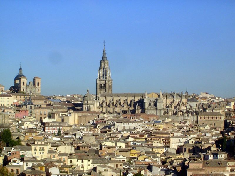 Before we go in, here's a view of the same side of the church. The flying buttresses are shown well, in addition to the entire length of the