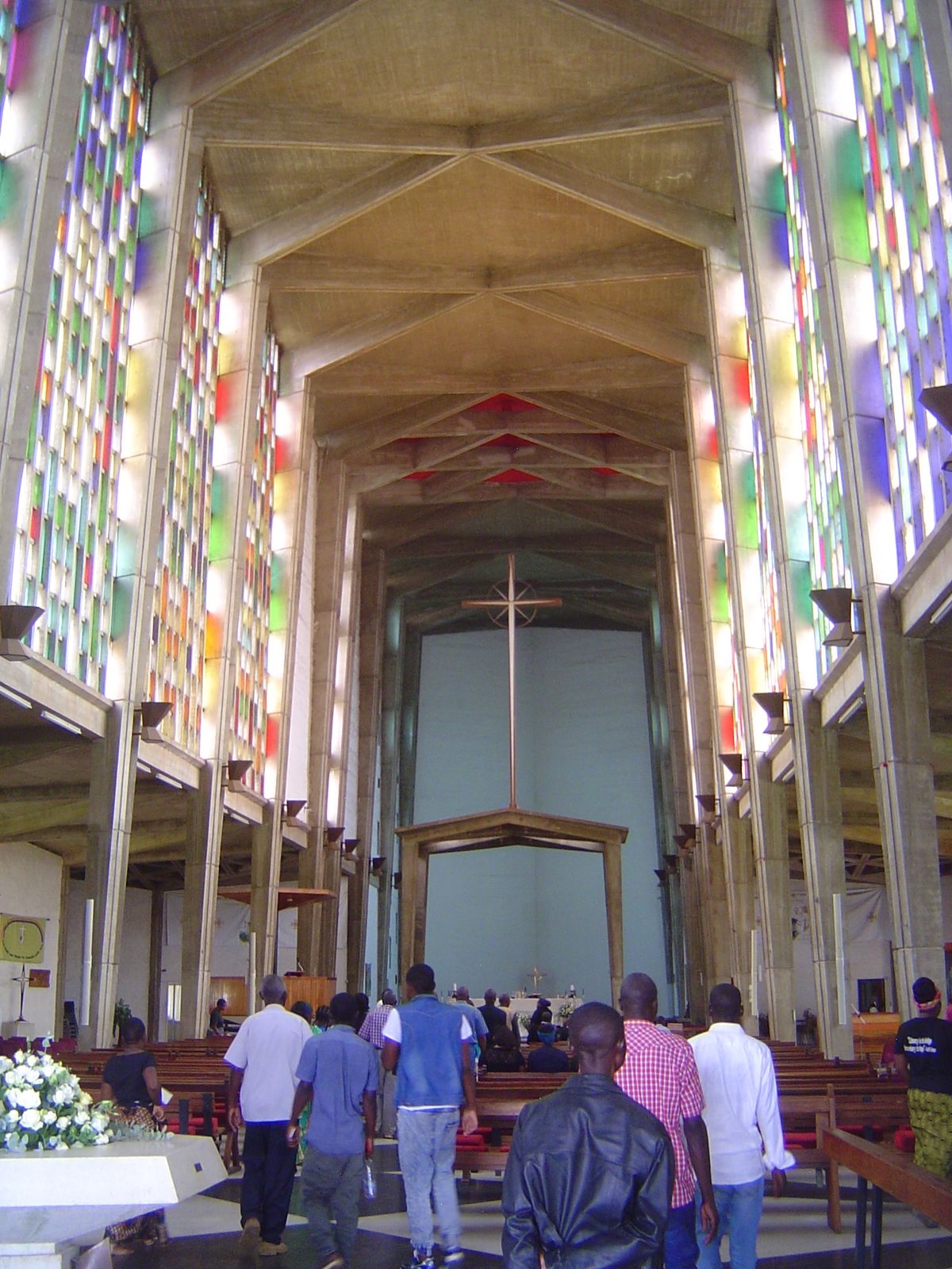 The interior.