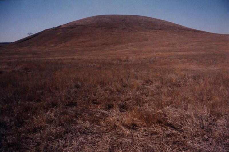 Farther west—west of Anadarko—there's the sacred place called Rainy Mountain. It rises near the great bend of the Washita River and near the