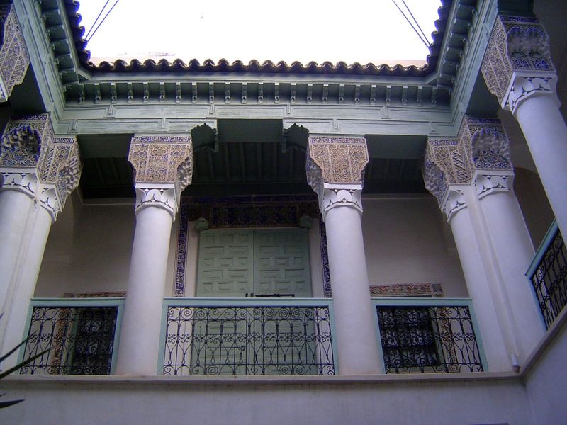 Inside.