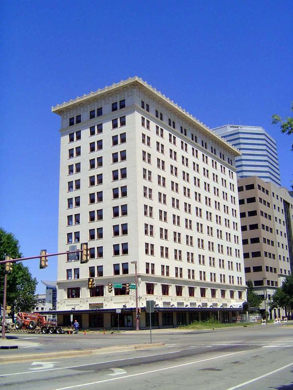 The city's first skyscraper was the 1910 Colcord Building, built by and named for a former Oklahoma City police chief who was also a sheriff