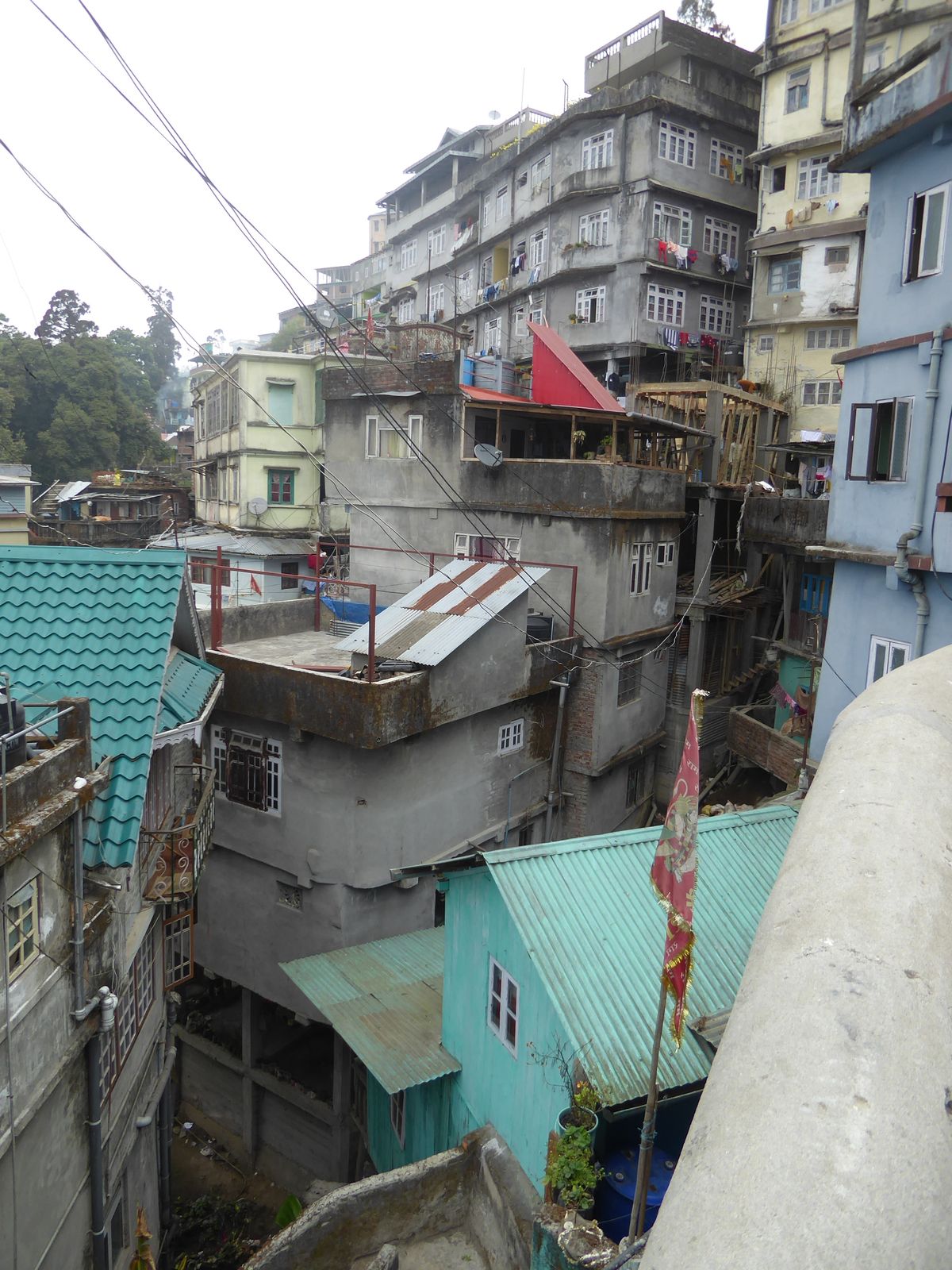 Could you find a less-suitable place to build? Could you pack houses any more tightly?