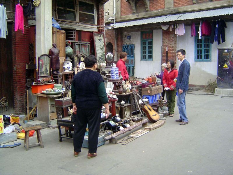 There's a scattering of antiques, perhaps vacuumed up from around the island.