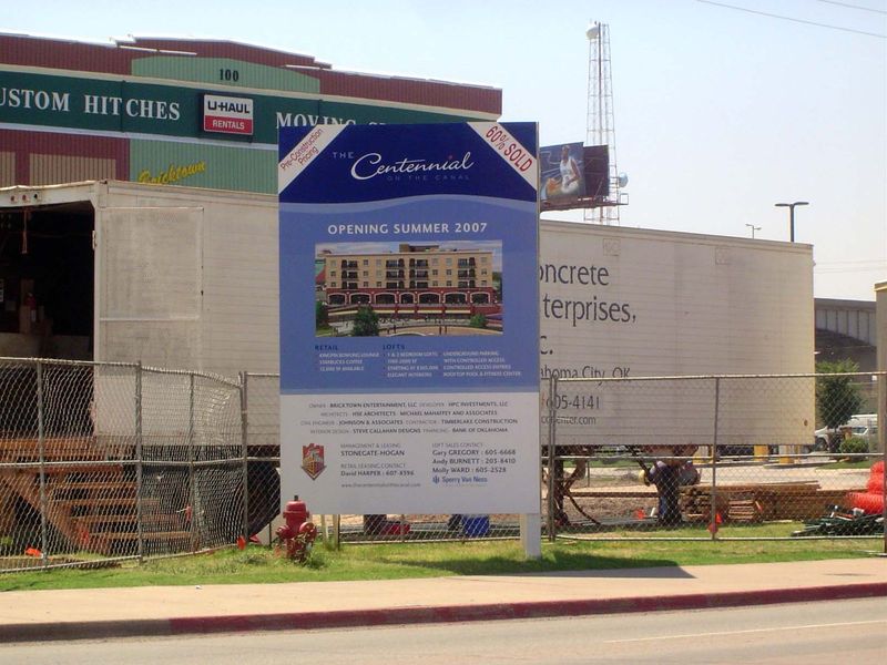 Coming soon: condos on the site of the Katy depot.