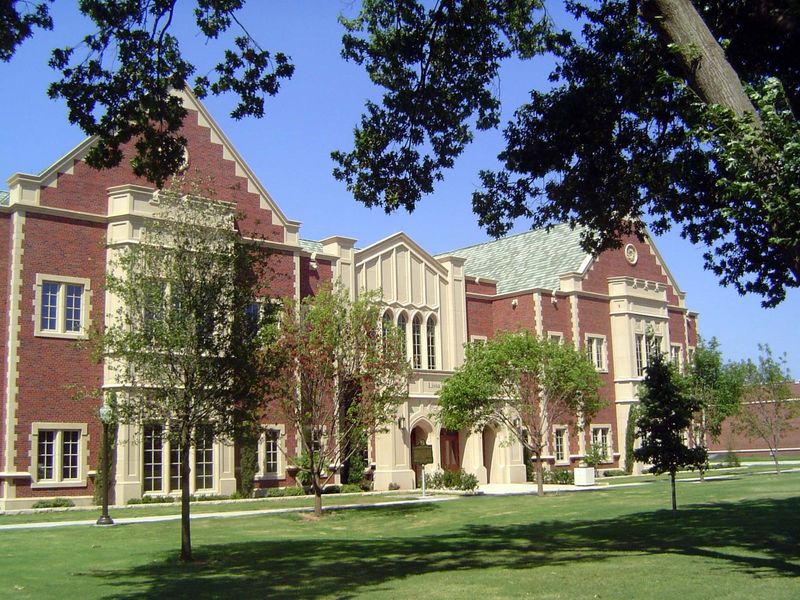 Lottinville Hall, the first modern building on the campus, was torn down and replaced in 2009 by this neo-gothic pile. Everyone inside is ex