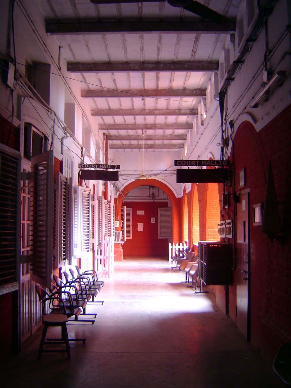 Interior hall.