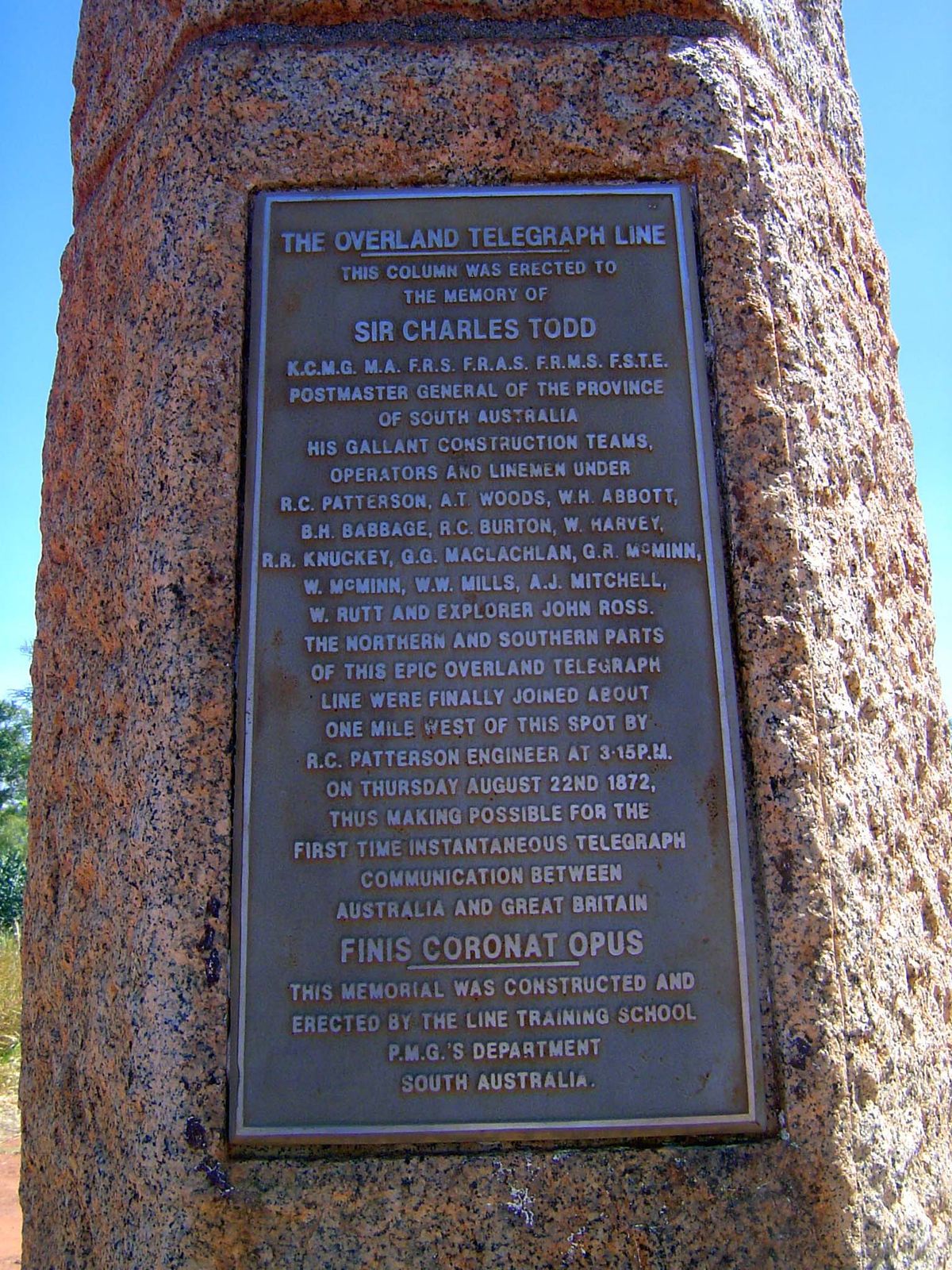 Inscription.