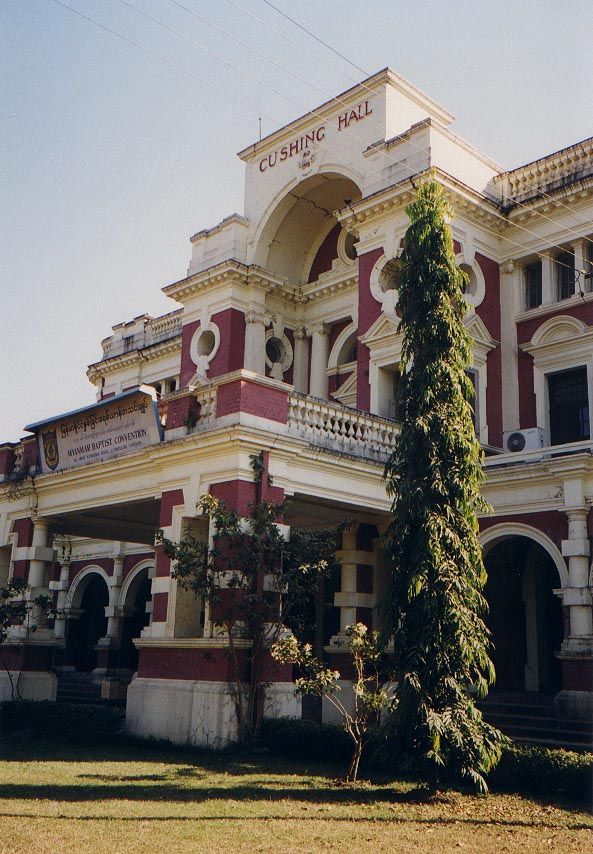 Among the many Christian missions in British Burma, this training institute of the Myanmar Baptist Convention must rank among the grandest.